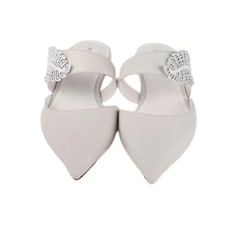 NICHOLAS KIRKWOOD TPR Sole Wrap toe Slippers Women's White-3