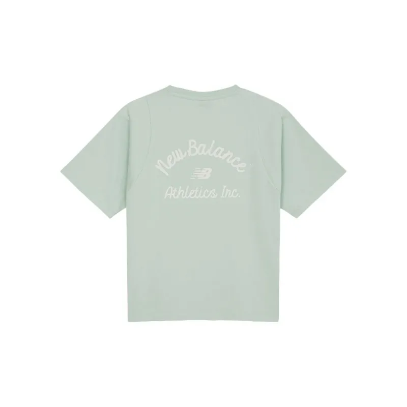 New Balance Sports And Leisure T Shirt Women's Mint Green-1