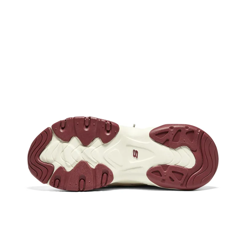 Skechers D'lites 3.0 'White Burgundy' Women's-9