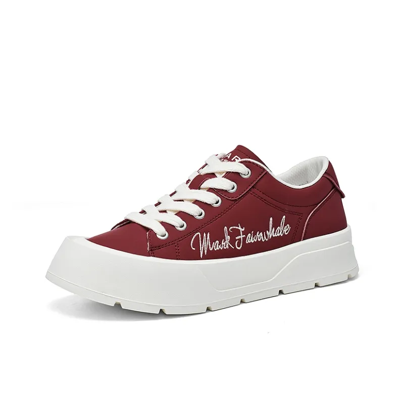 FAIRWHALE Roam Low Top Skateboard Shoes Men's Red-1