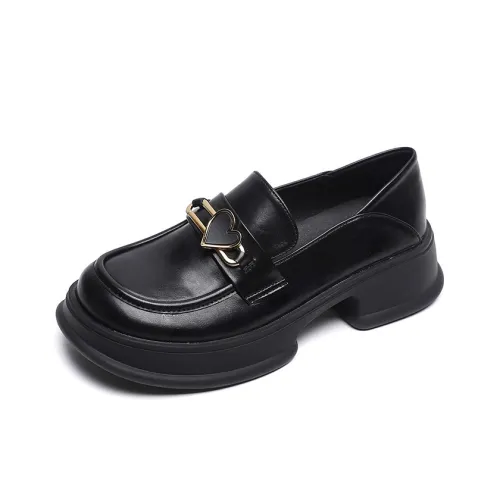 Lanza Loafers 4.5CM Women's Black