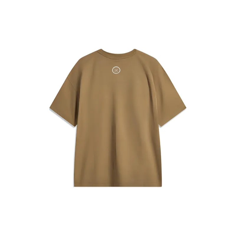 LiNing T-Shirt Men's Caramel Brown-1