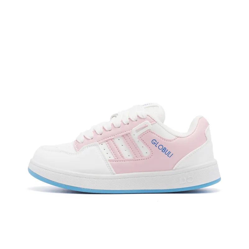 ABCYLM Low Top Skateboard Shoes Women's Rainbow Gradient-0