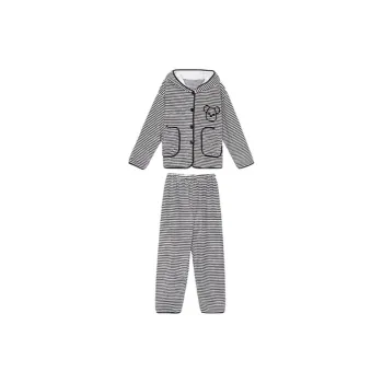 OEING Pajama Set Women's Bear Stripes