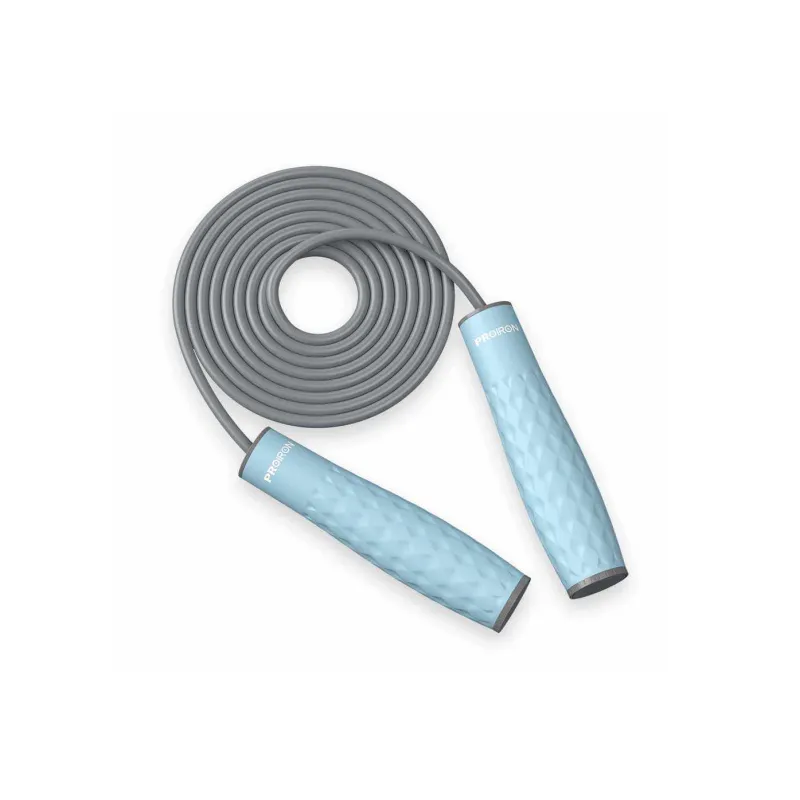 PROIRON Aerobic Fat Reduction Non Countable Weighted Jump Rope Adults PVC Rope, Silicone+PP Controller 3m-6