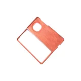 Orange M-Pattern Square Neck Set