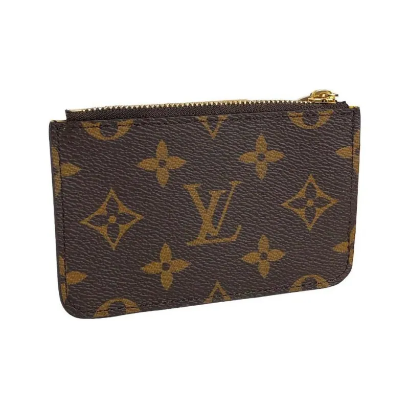 LOUIS VUITTON Romy Canvas Coin Purse, Card Holder Women's Yellow/Brown-1