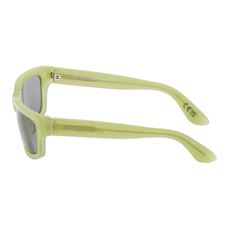 Retrosuperfuture Acetate Rectangular Sunglasses Men's Green-2