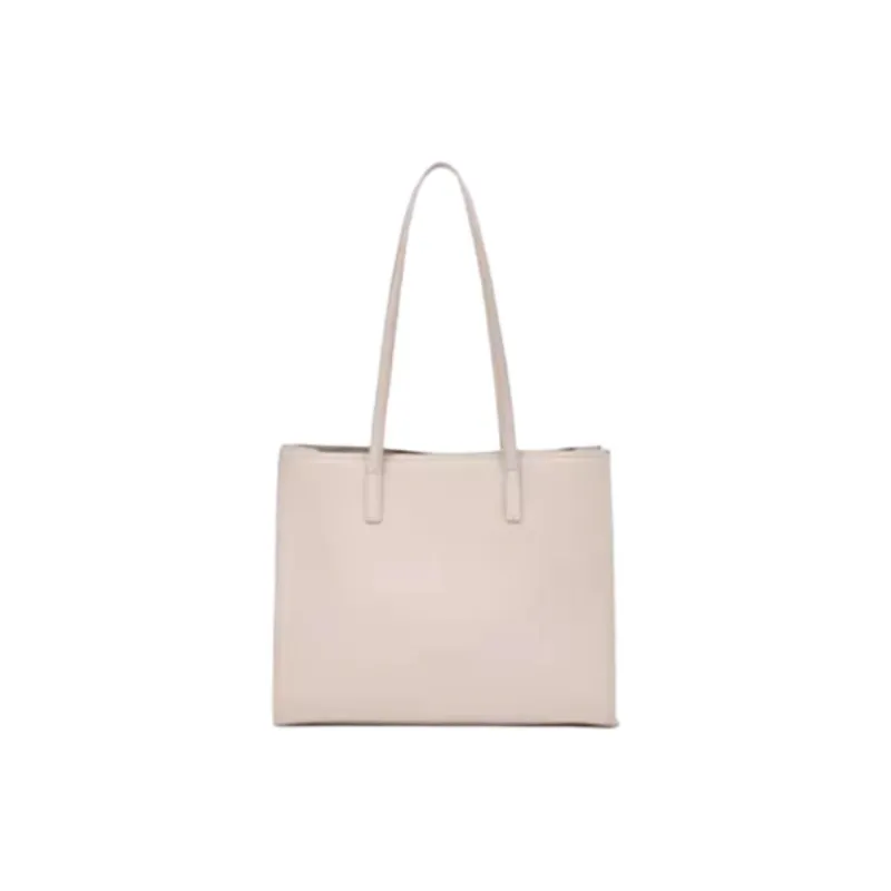 Hush Puppies Cow Leather Tote Bag Shopping Bag Shoulder Bag Large Size Women's Brown/Apricot/Black-9