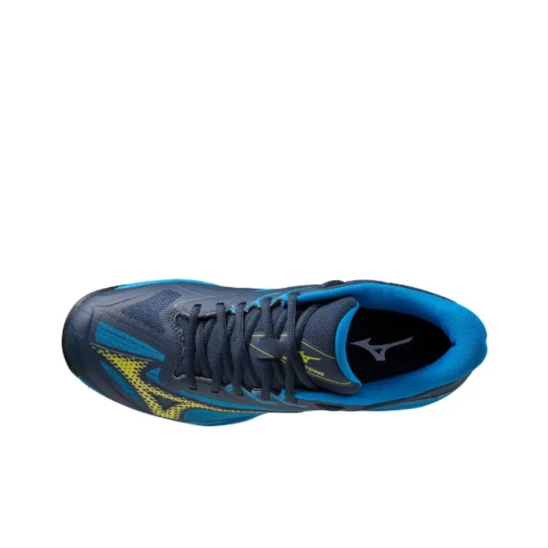 Mizuno Wave Exceed Light 2 Anti Slip Wear Resistant Low Top Tennis Shoes Men's Blue-2