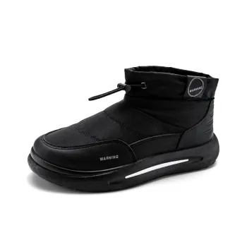 TONYBEAR Snow Boots Men All Black/Black Gray/Gray Blue