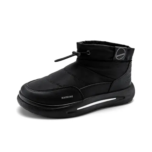 TONYBEAR Snow Boots Men All Black/Black Gray/Gray Blue