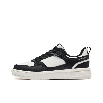 Erke Pioneer Wear Resistant Slip Resistant Low Top Skateboard Shoes Women's Microcrystal White/Jet Black