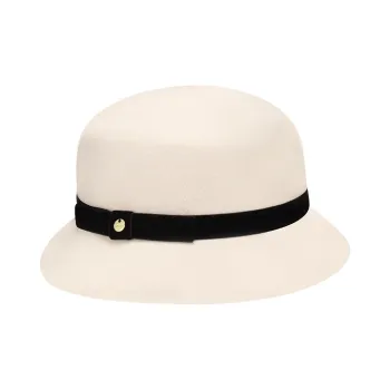 Peach Tea Wool Blend Top Hats Women's