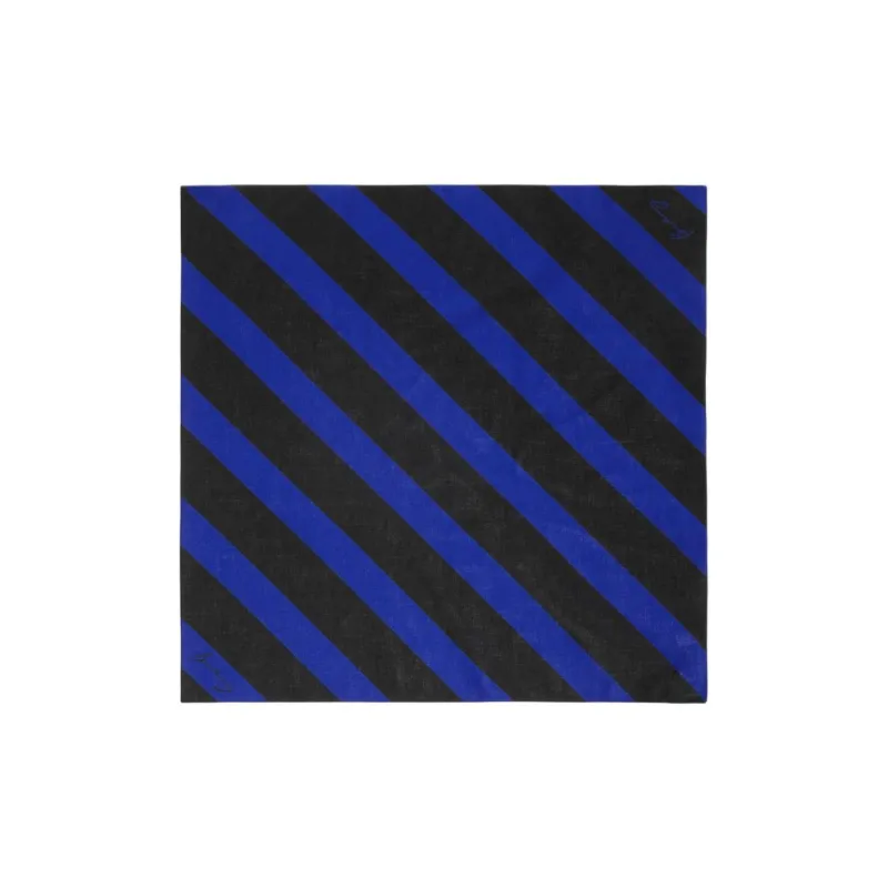 Burberry Cotton Knit Scarves Unisex Blue-0