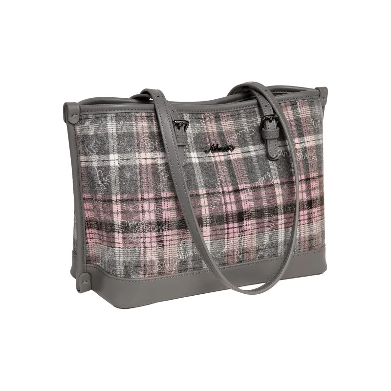 AILUXI Fabric Tote Bag Shopping Bag Shoulder Bags Women's Ballet Grey-2