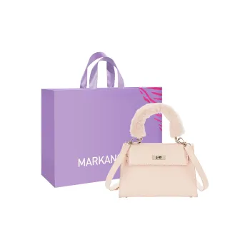 MARKANGARO PU Kelly Bag Regular Women's Pink