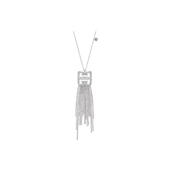 GIVENCHY Brass Necklaces Women's Silver