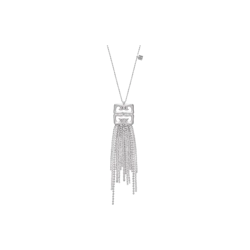 GIVENCHY Brass Necklaces Women's Silver-0