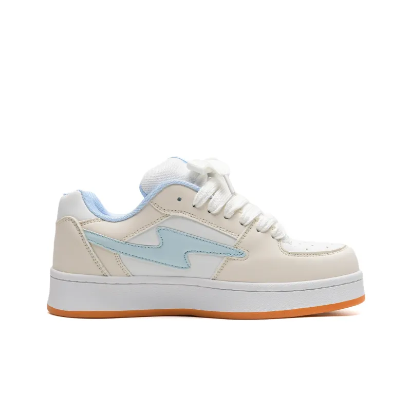 OAOQ Cushioning Height Increasing Abrasion Resistant Lightweight Mat Low Top Casual Shoes Unisex-114
