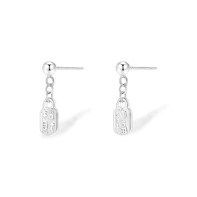 ETAHLOVE Sterling Silver Stud Earrings Women's Student Couple Date Gift For Girlfriend's Birthday Anniversary Box-5