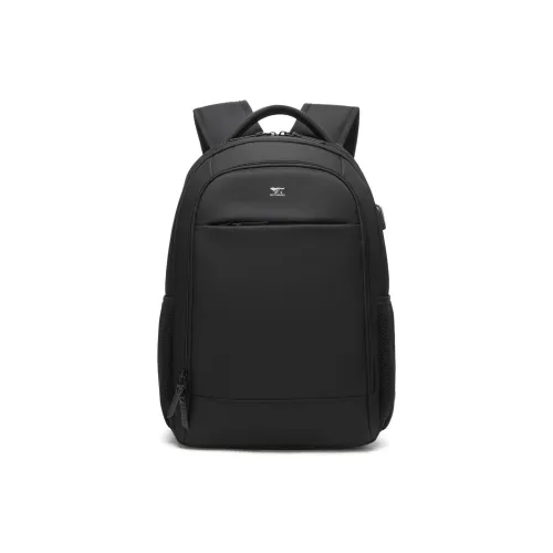 SEPTWOLVES Fabric Backpack Men's Black