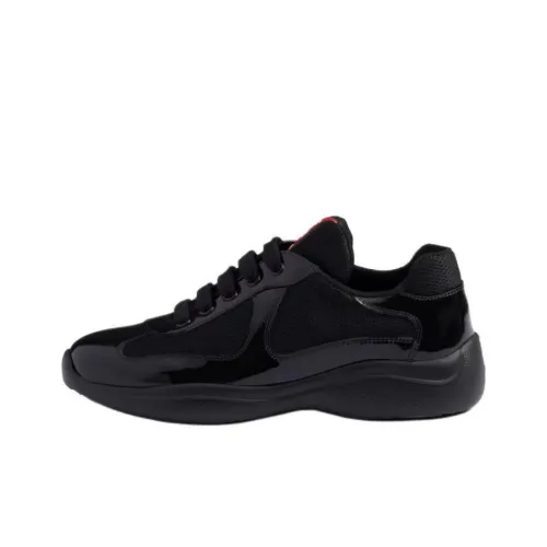 PRADA America's Cup Low Top Casual Shoes Women's Black