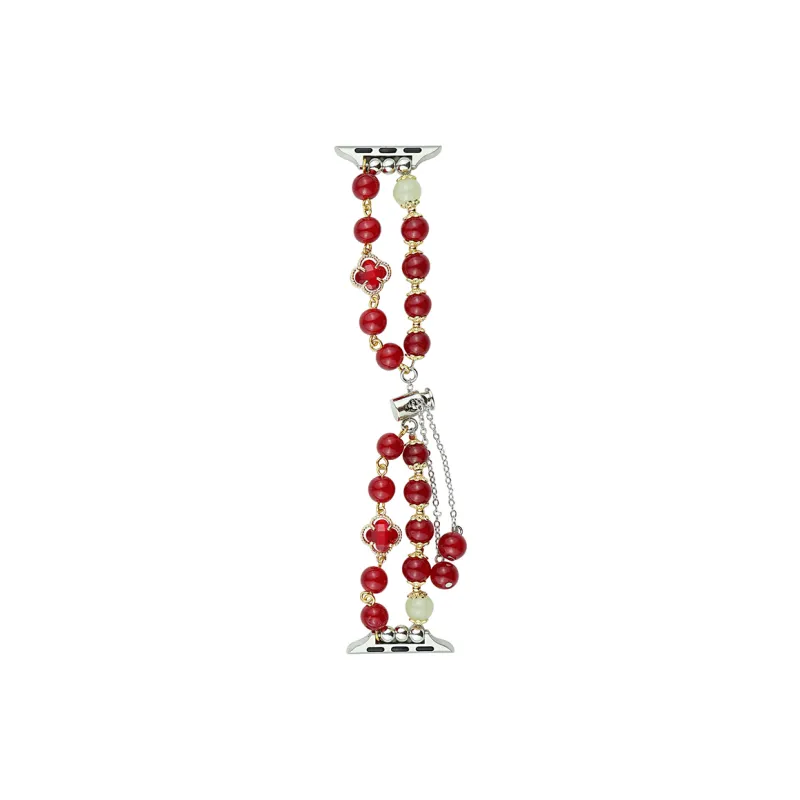 Vobafe Watch Band Apple Compatibility Cat's Eye Stone Material-2