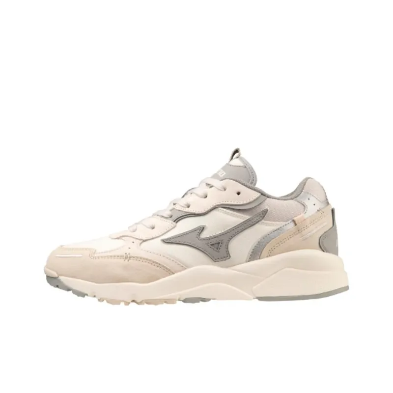 Mizuno Sky Medal Anti Slip Wear Resistant Low Top Casual Running Shoes Unisex Ecru-0