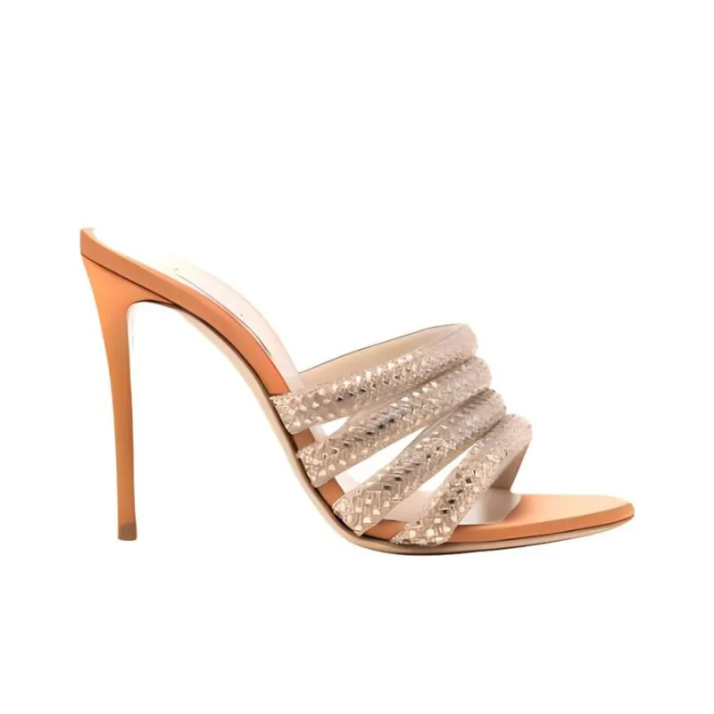 Casadei Stratosphere 110mm Studded Sandals-1