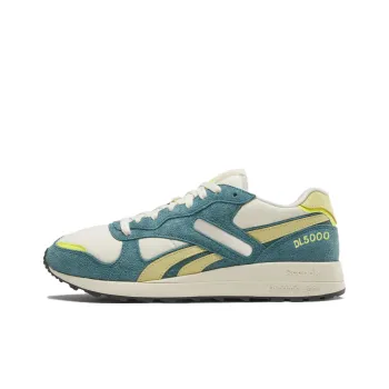 Reebok DL5000 Anti Slip Wear Resistant Low Top Running Shoes Unisex Green Beige