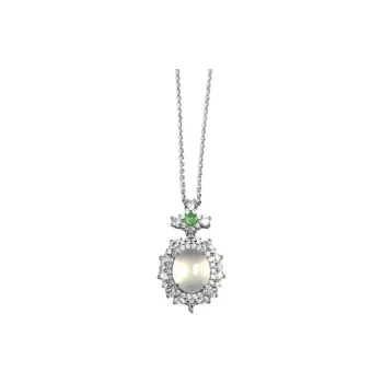 JUNWEN Chalcedony Necklaces Women's
