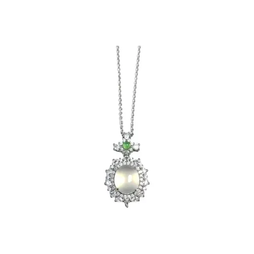 JUNWEN Chalcedony Necklaces Women's