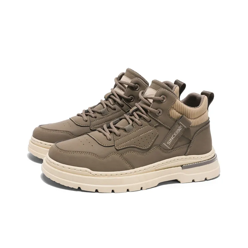 DOUBLE STAR 88 Anti-Slip Wear-Resistant High-Top Casual Shoes Men's-7