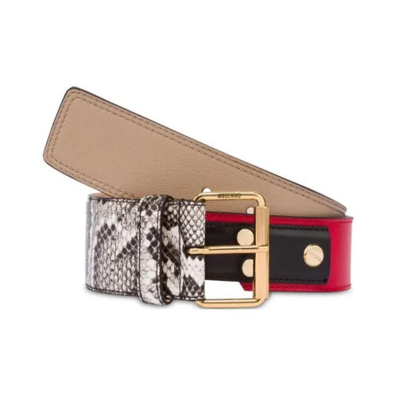 MOSCHINO Patchwork Belt-1
