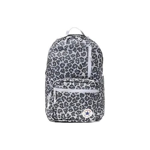 Converse Polyester Backpack Regular Unisex Gray White