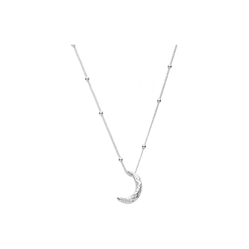 Heart Grass S925 Silver Necklaces Women's