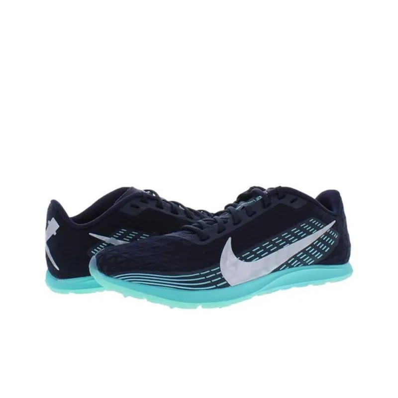 Nike Zoom Rival Waffle 5 Anti Slip Wear Resistant Low Top Running Shoes Women's Blue-2
