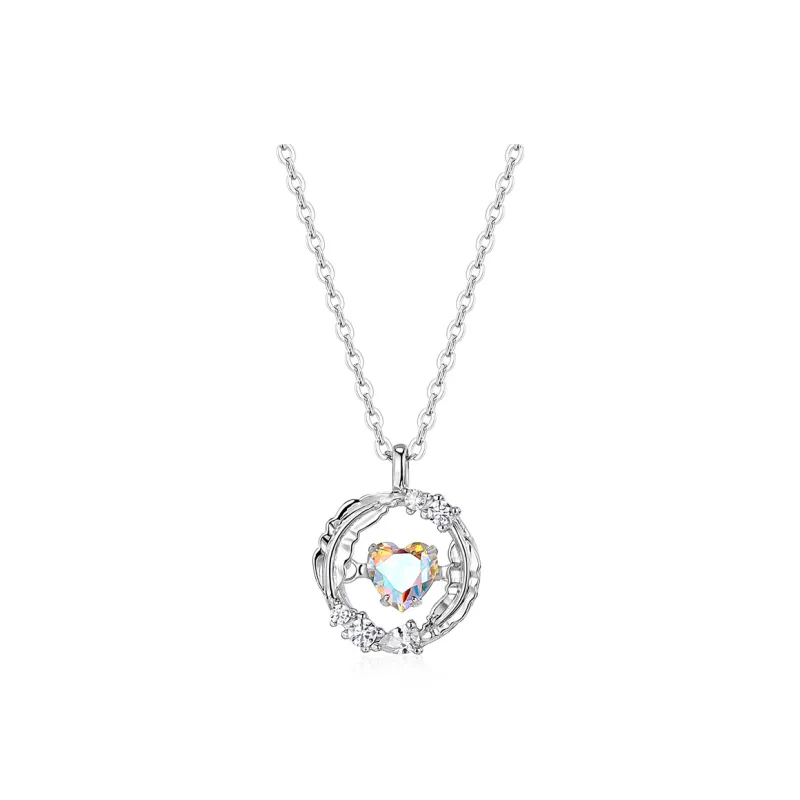 KADER Magic Apple Series 925 Sterling Silver Necklaces Women's Two Tone Optional Box-5