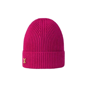 LOUIS VUITTON Cashmere Beanies Women's Pink