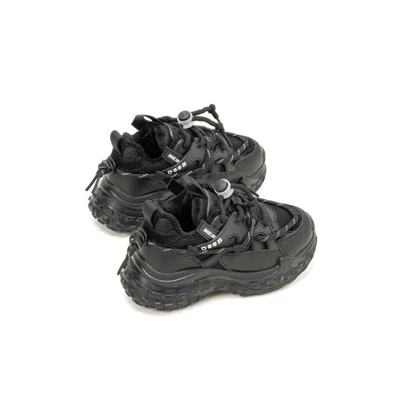 Tongmengqiantian Lightweight Cushioning Warm Kids Lifestyle Shoes Black Kids'-4