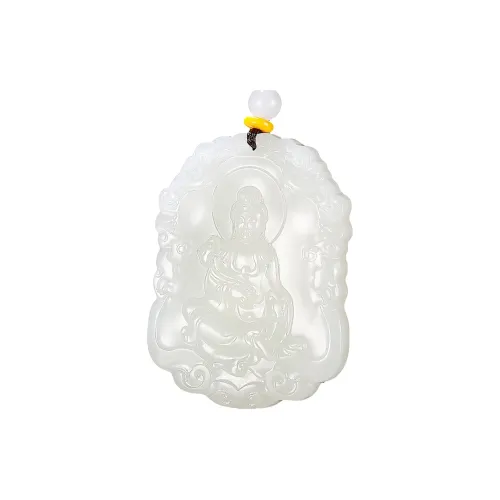 Treasure Necklaces White Jade Men's