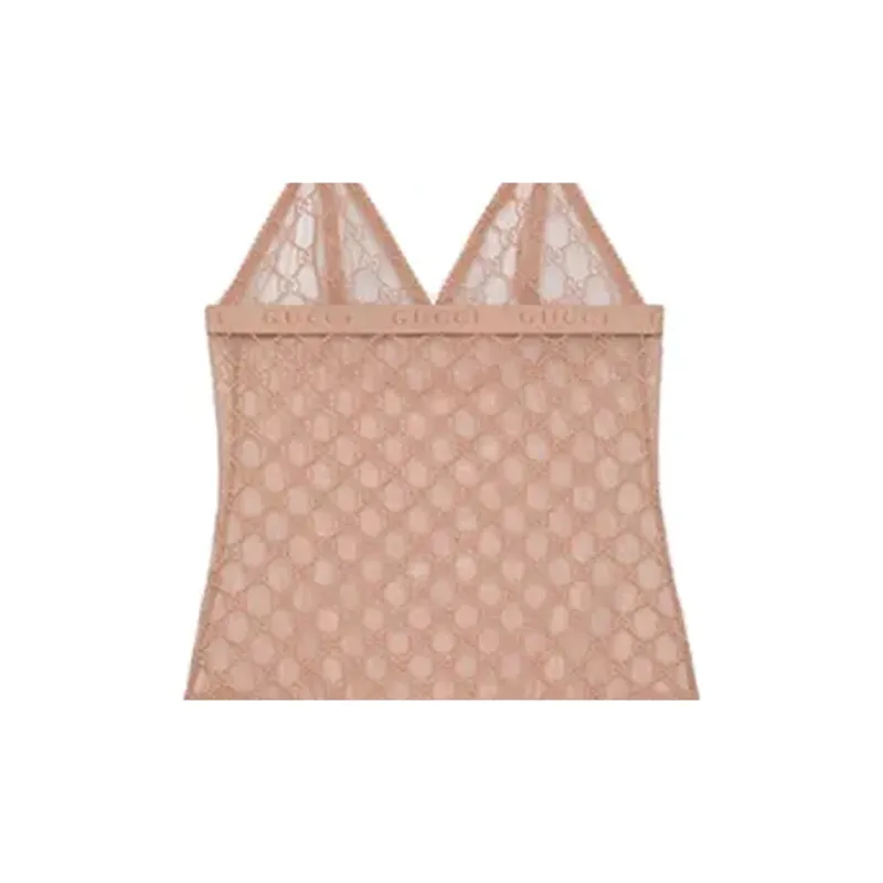 GUCCI Gg Tulle Bodysuit-1