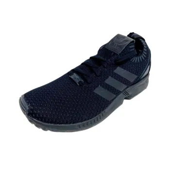 Adidas Originals ZX Flu Anti Slip Wear Resistant Low Top Casual Running Shoes Men's Black