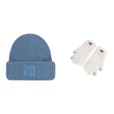 Blue Hat+Ecru Glove
