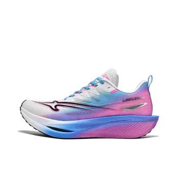 LEBUZHE Low Top Running Shoes Men's Sea Blue Cherry Blossom Pink