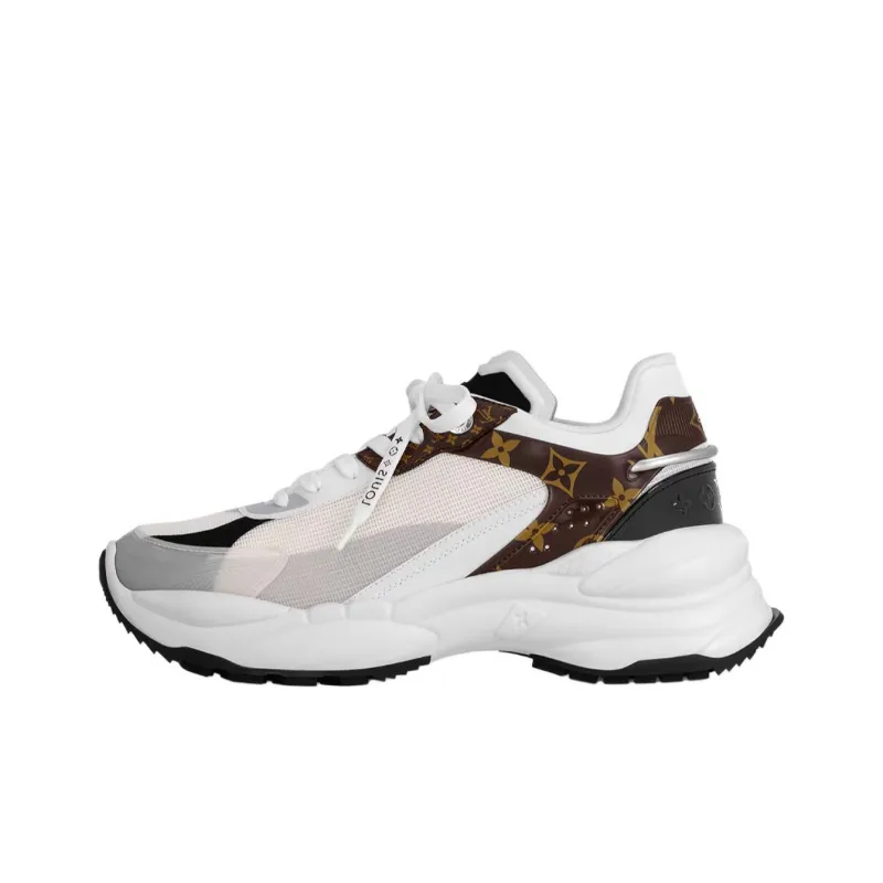 LOUIS VUITTON Run 55 Low-Top Casual Shoes Women's Brown-0