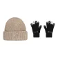 Brown Cap+Black Glove