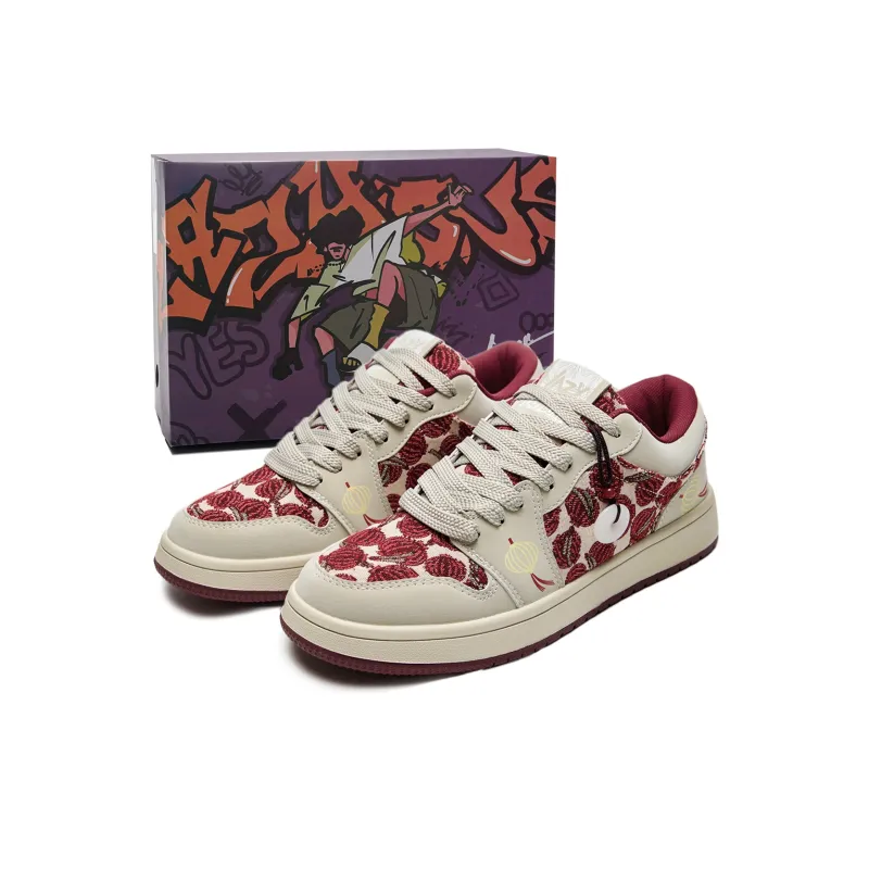 LAZY BONS Durable Lightweight And Breathable Low Top Skateboard Shoes Unisex-23