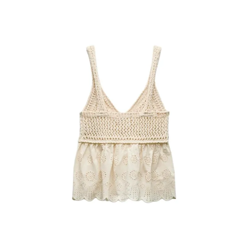 ZARA Camisoles Women's Yellow-1